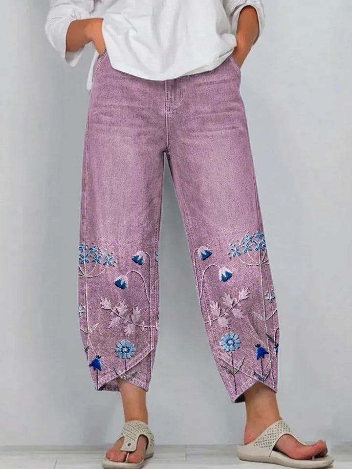 Maribel | Stylish Wide Leg Floral Pants