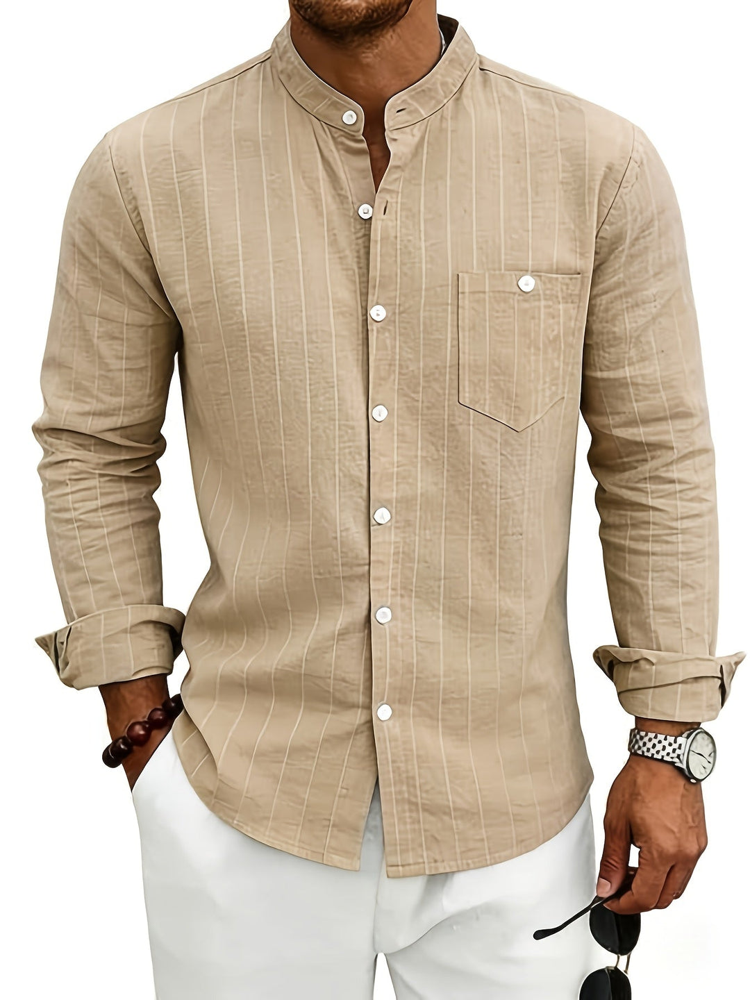 Miles | Refined Pinstripe Shirt
