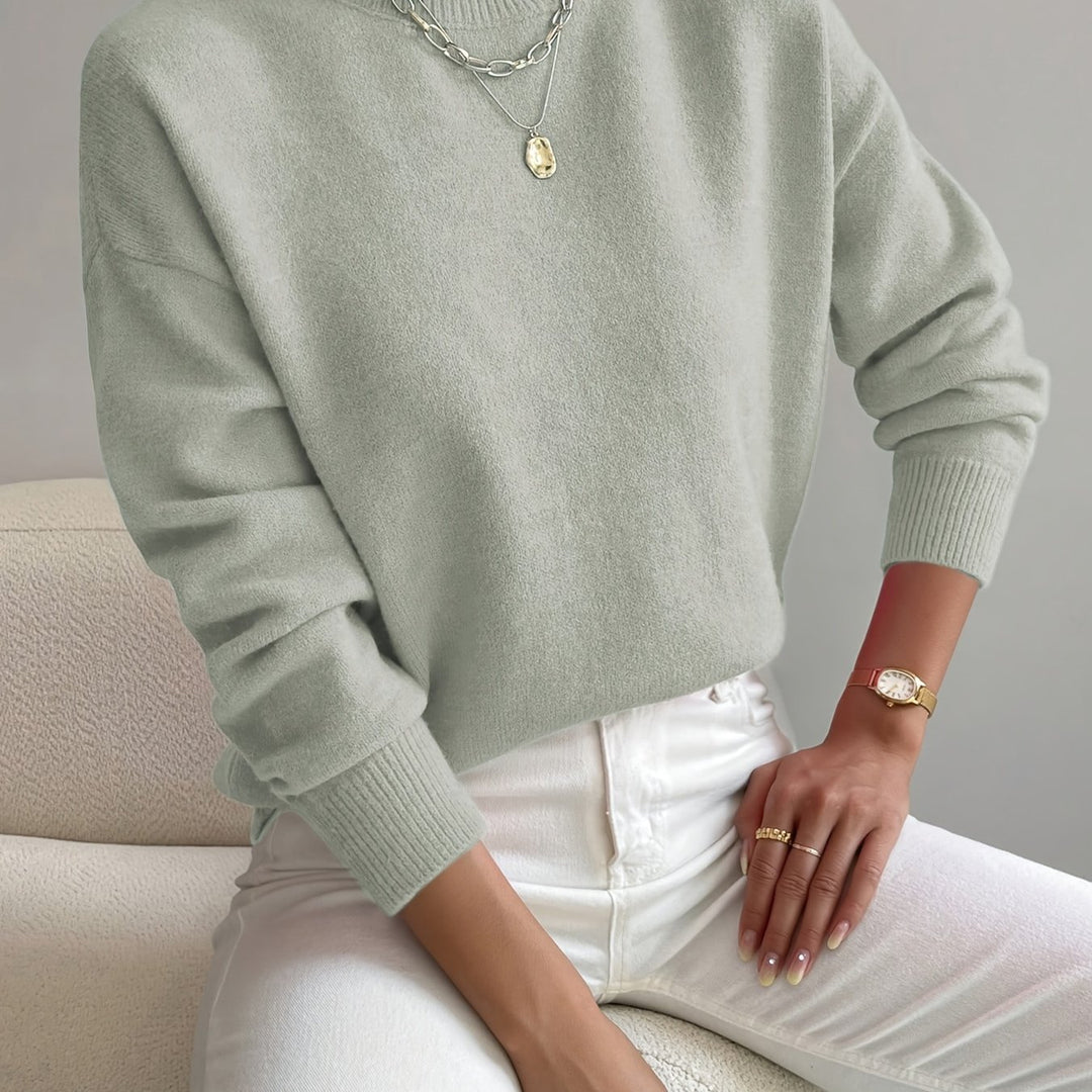 Lucille | Cozy Mock Neck Sweater