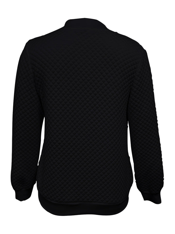 Rowena | Textured Zip-Front Jacket