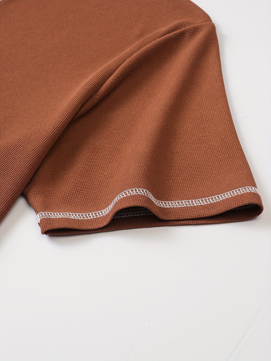 Sawyer | Textured Short Sleeve Henley