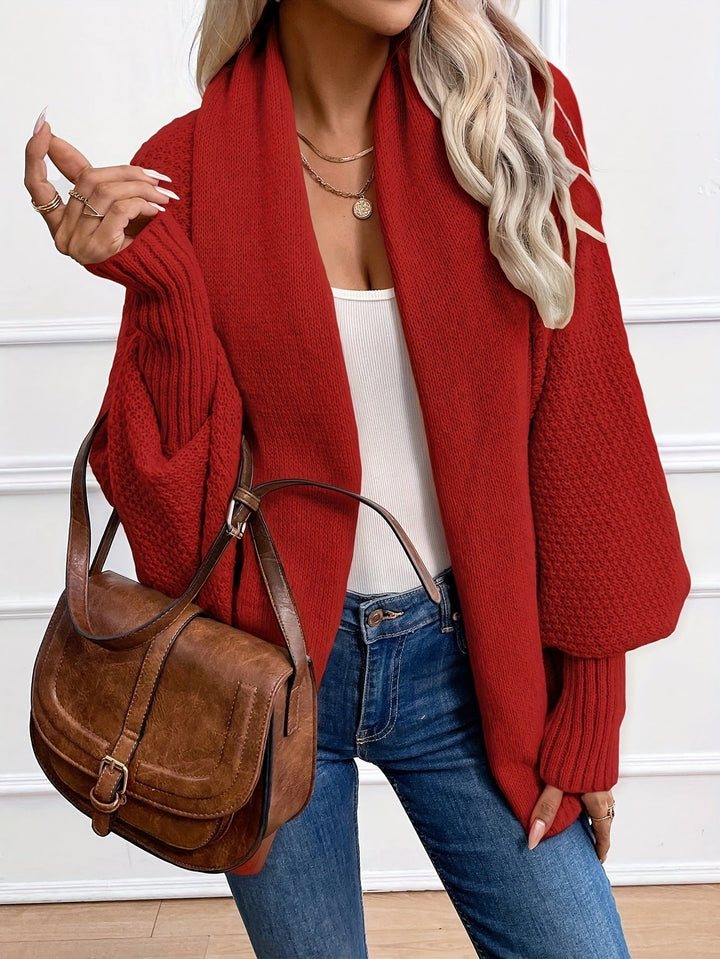 Rosalyn | Draped Shawl-Collar Cardigan