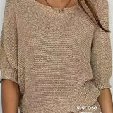 Colleen | Relaxed Boat-Neck Sweater