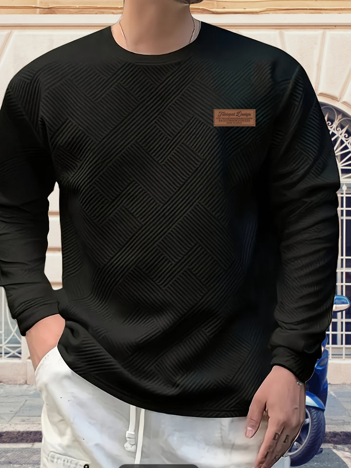 Clifford | Textured Crew Neck Sweatshirt