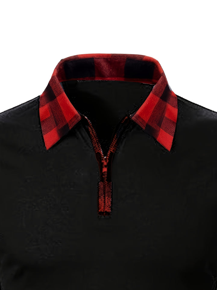 Ellis | Half-Zip Collared Polo Shirt