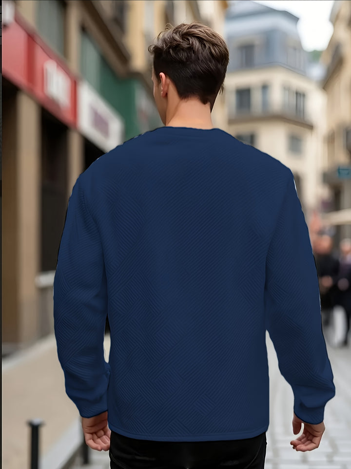 Clifford | Textured Crew Neck Sweatshirt