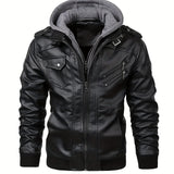 Rhys | Hooded Moto Jacket
