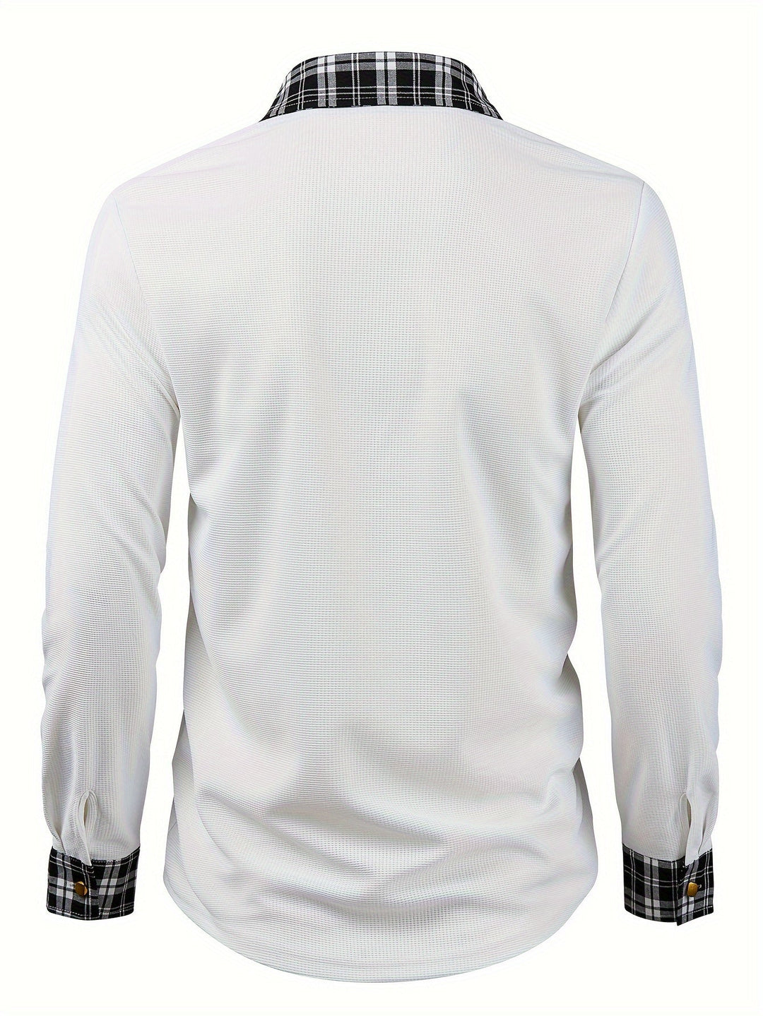 Desmond | Textured Contrast-Trim Shirt