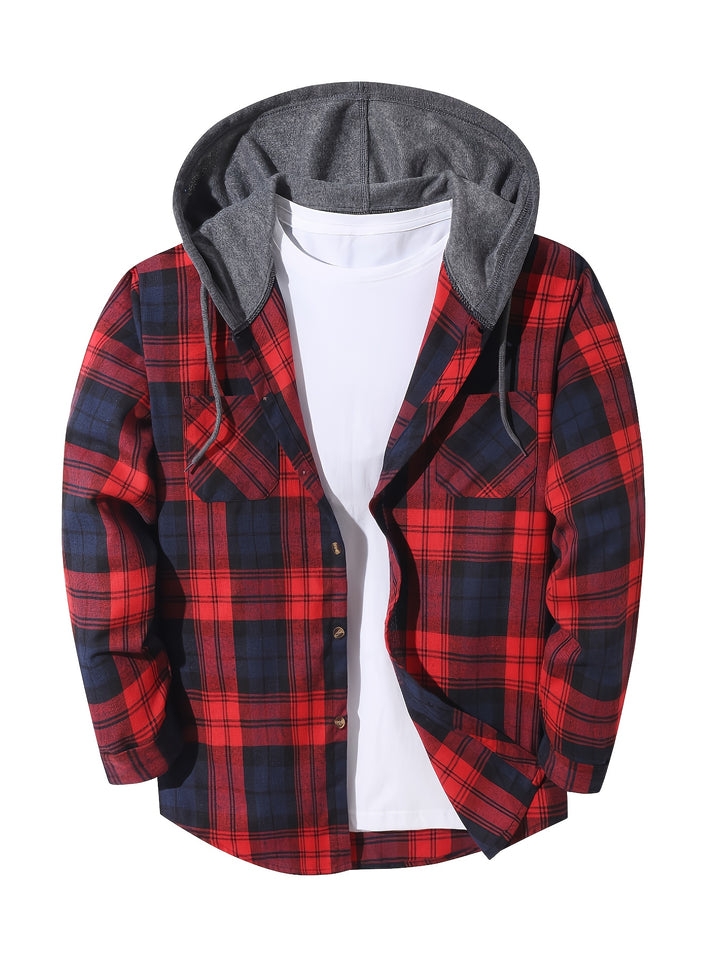 Rory | Rugged Hooded Button-Up Shirt
