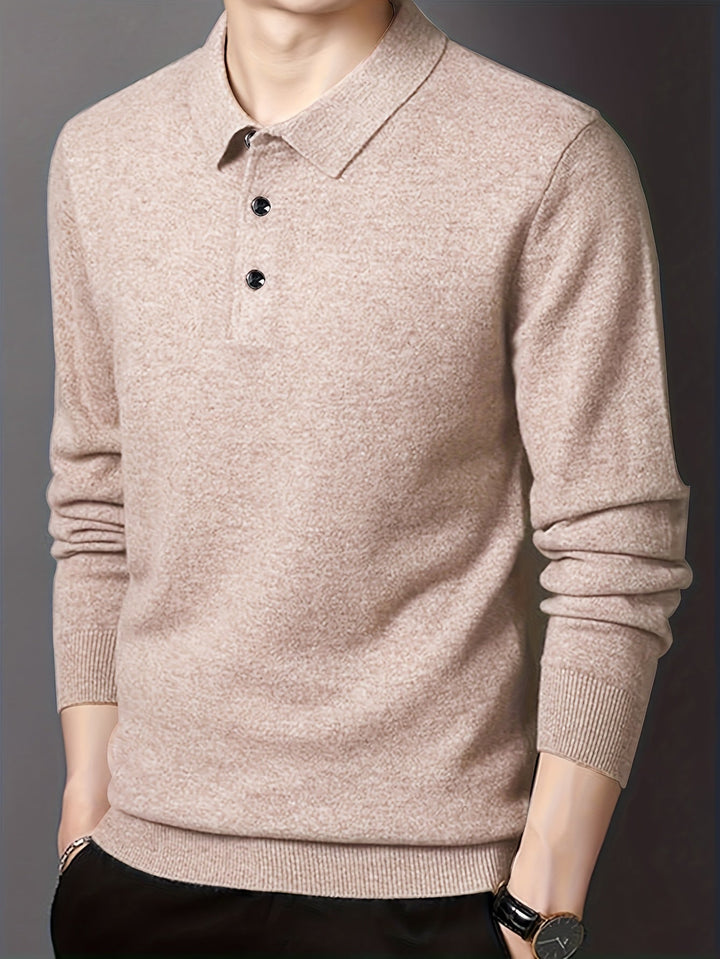 Wesley | Refined Collared Polo Sweater