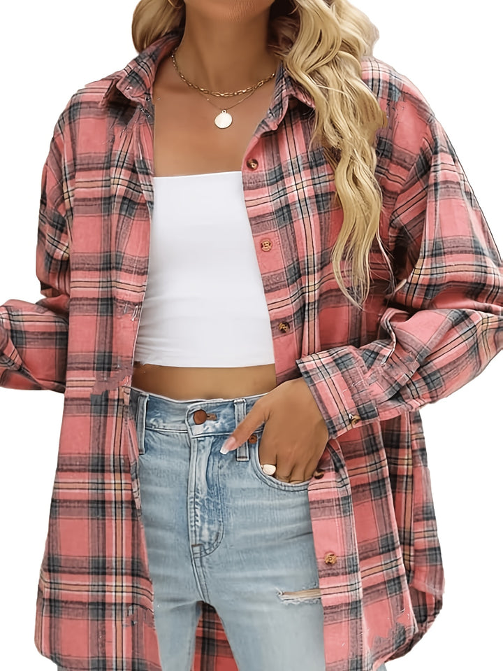 Quinn | Relaxed Plaid Shirt
