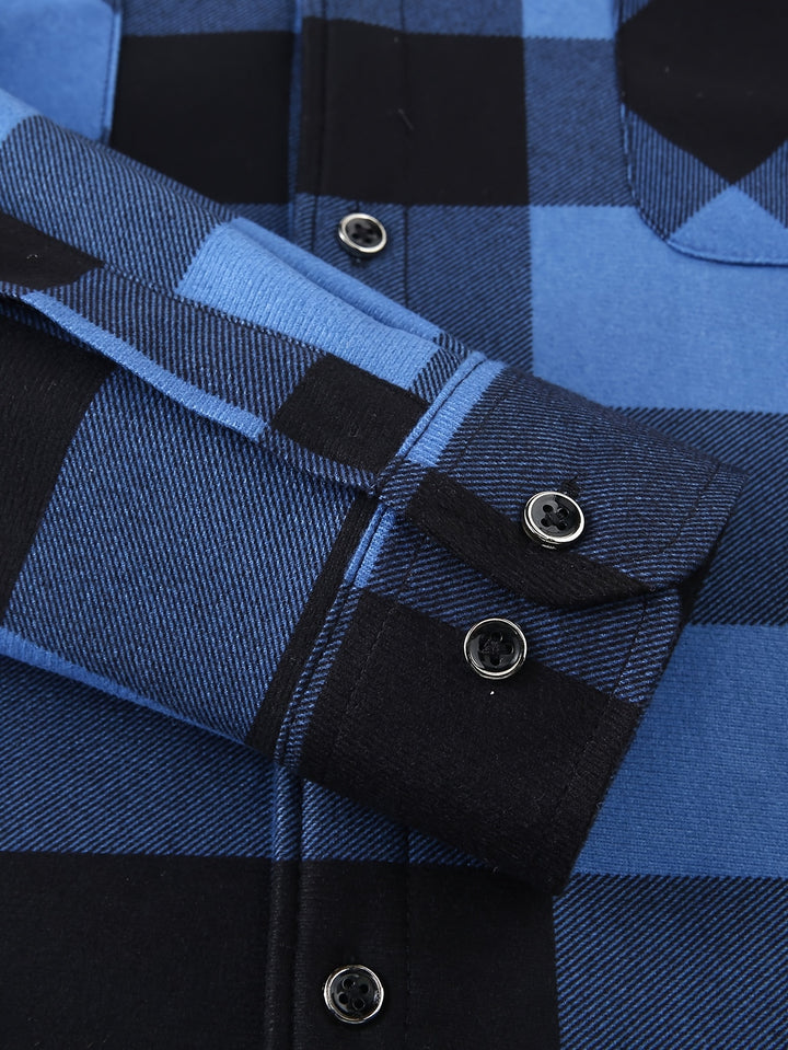 Dawson | Hooded Checked Shirt Jacket