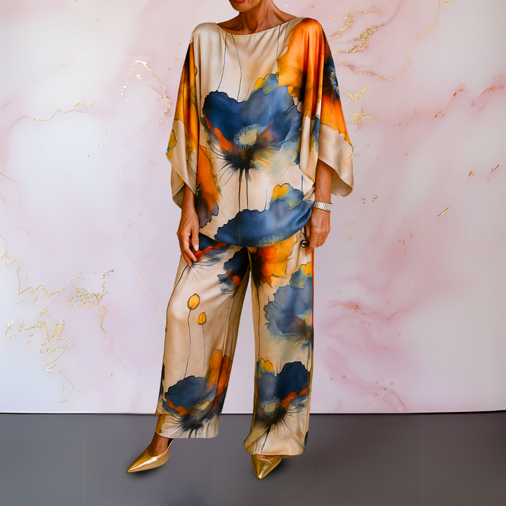 Harlow | Stylish Satin Two-Piece Set