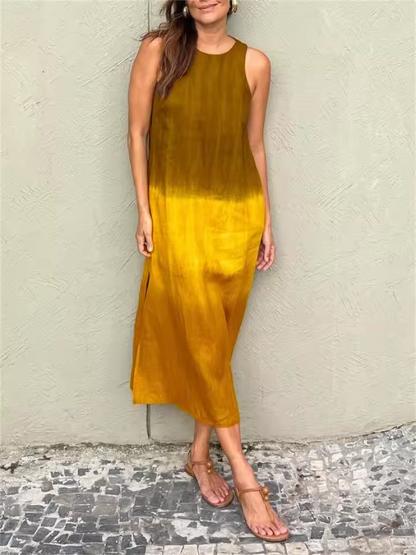 Pearl | Casual Sleeveless Round Neck Dress