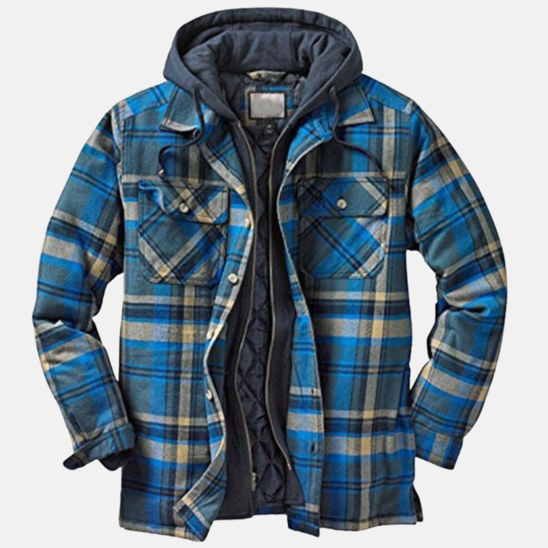 Rowan | Rugged Hooded Plaid Jacket