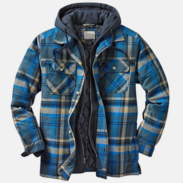 Rowan | Rugged Hooded Plaid Jacket