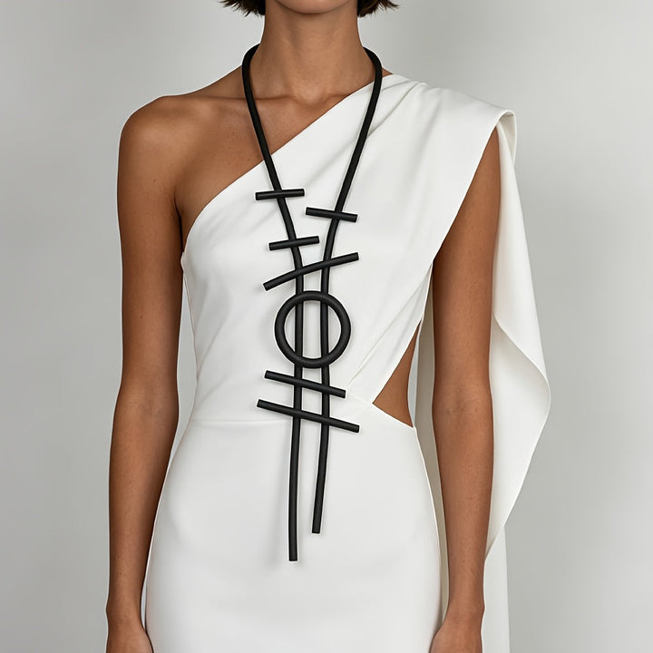Rosalind | Contrast-Trim V-Neck Pullover