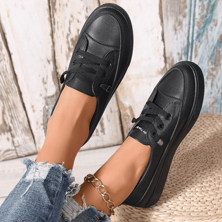 Natasha | Classic Orthopedic Insoles Laced Shoes