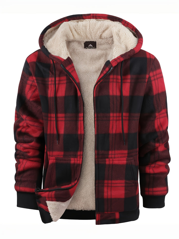 Rhodes | Hooded Plaid Jacket