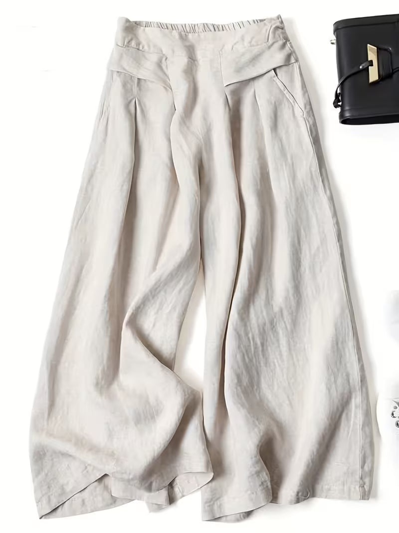 Valeria | Breathable Loose Wide-Leg Pants
