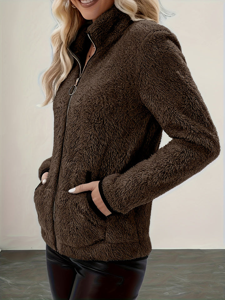 Marion | Cosy Plush Zip-Up Jacket