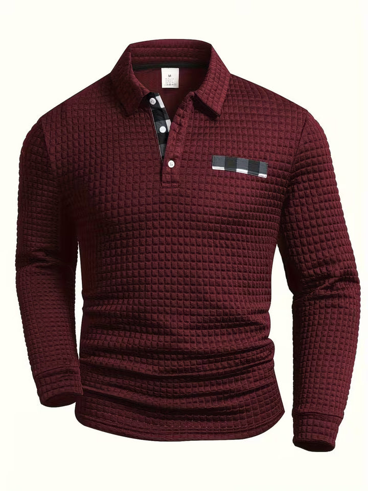 Sullivan | Stylish Plaid Pattern Button Up Shirt