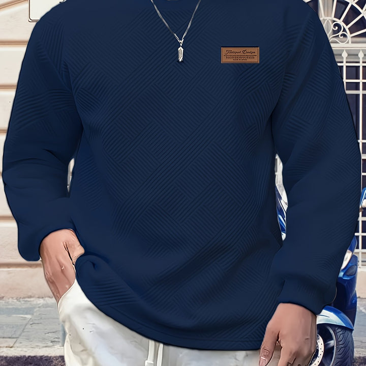 Clifford | Textured Crew Neck Sweatshirt