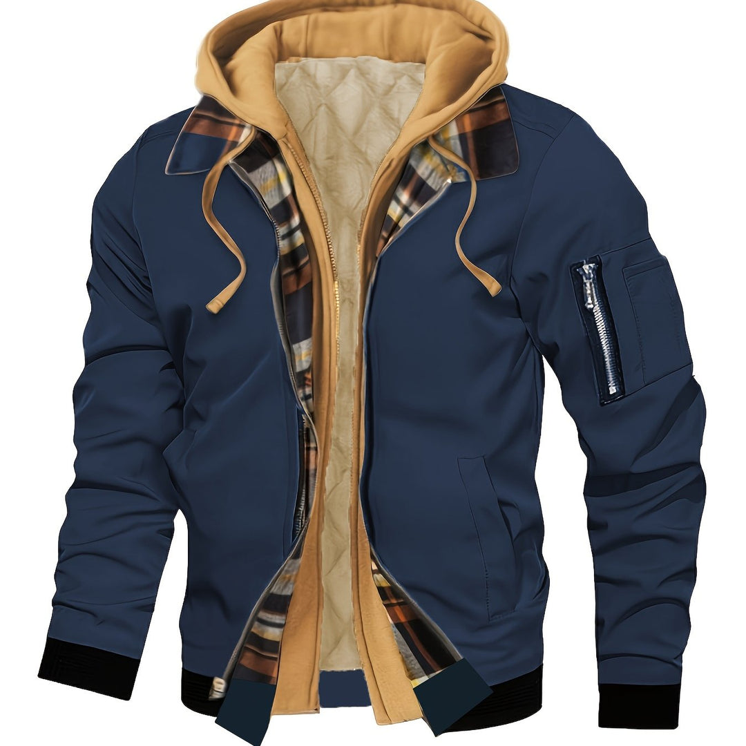 Silas | Hooded Layered Jacket