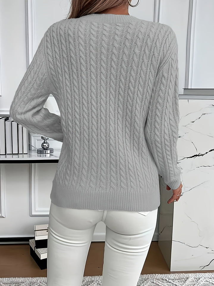 Heather | Cozy Cable-Knit Sweater