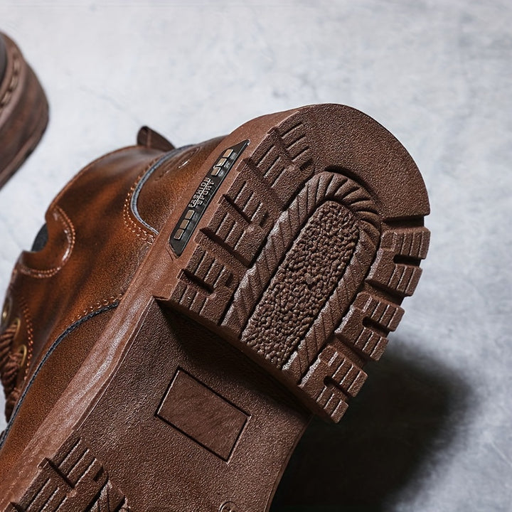Alistair | Rugged Lace-Up High-Top Boots