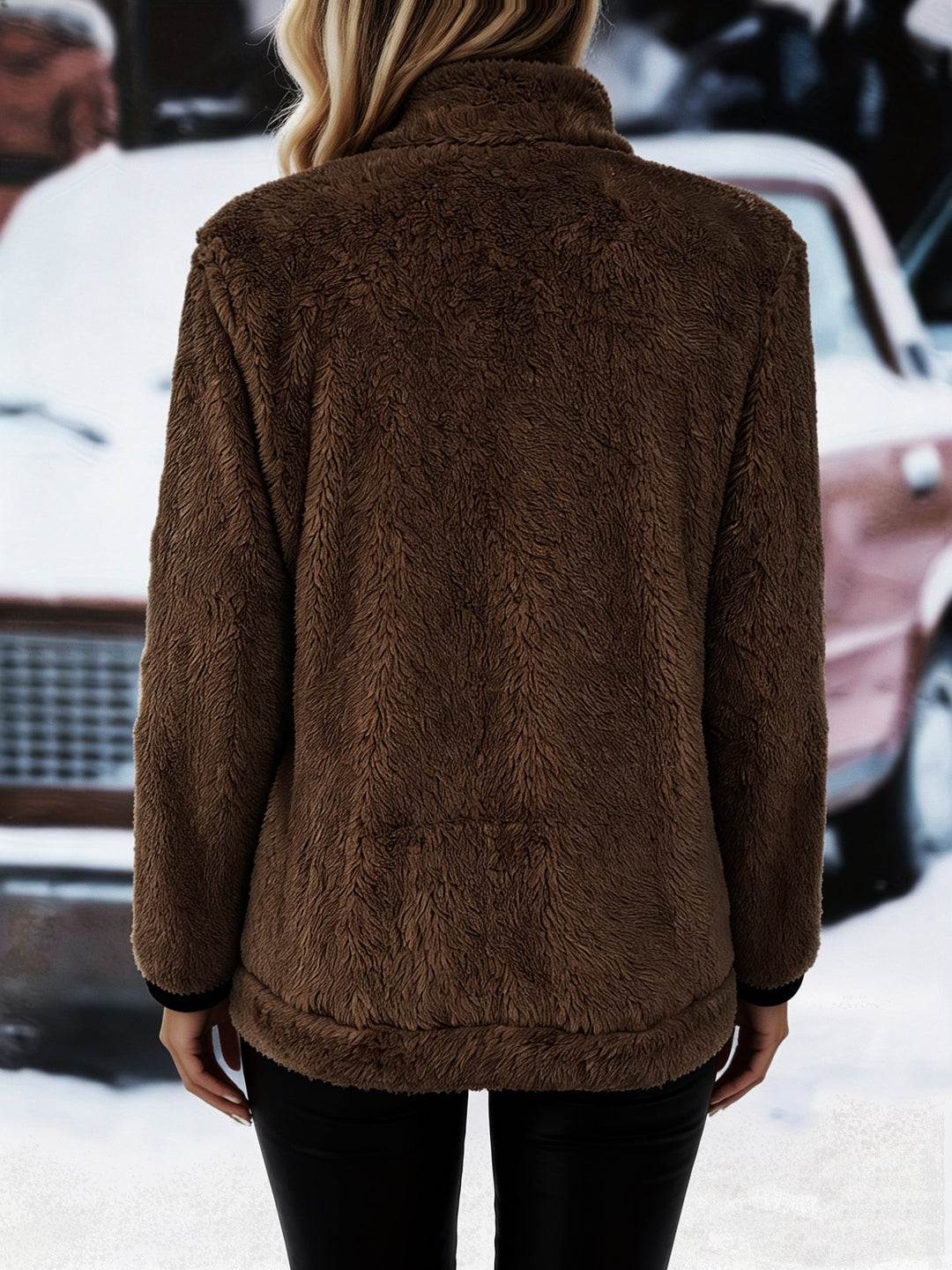 Marion | Cosy Plush Zip-Up Jacket