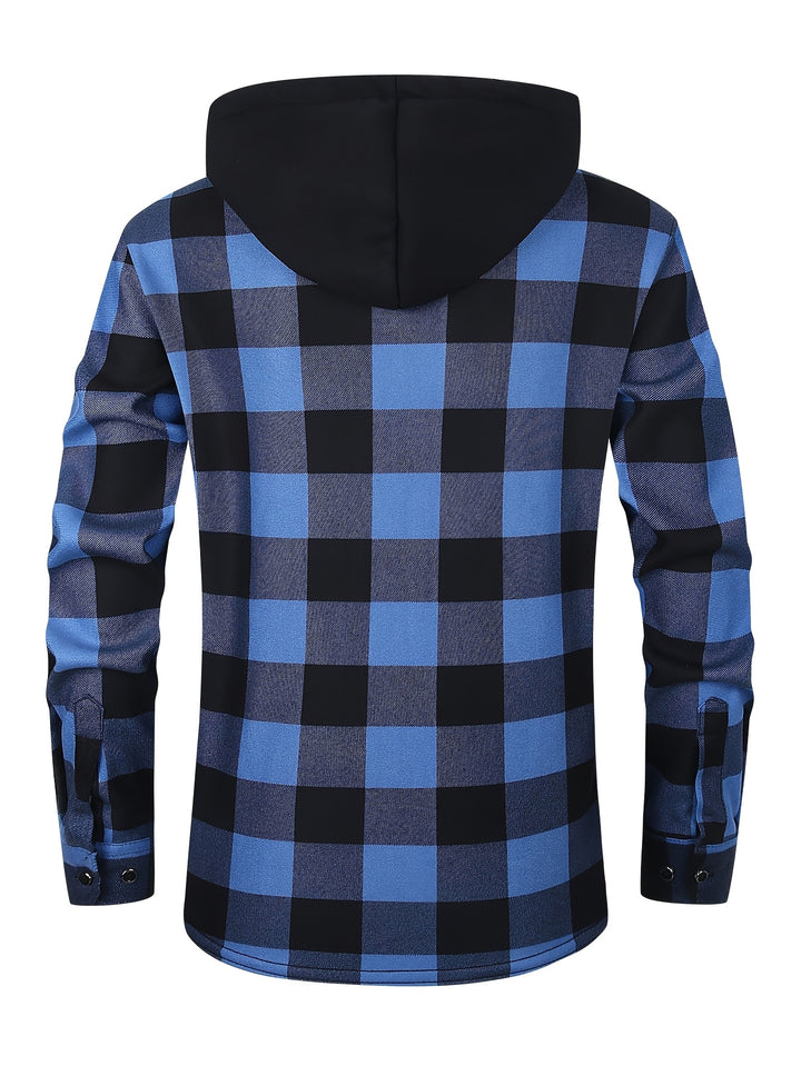 Dawson | Hooded Checked Shirt Jacket