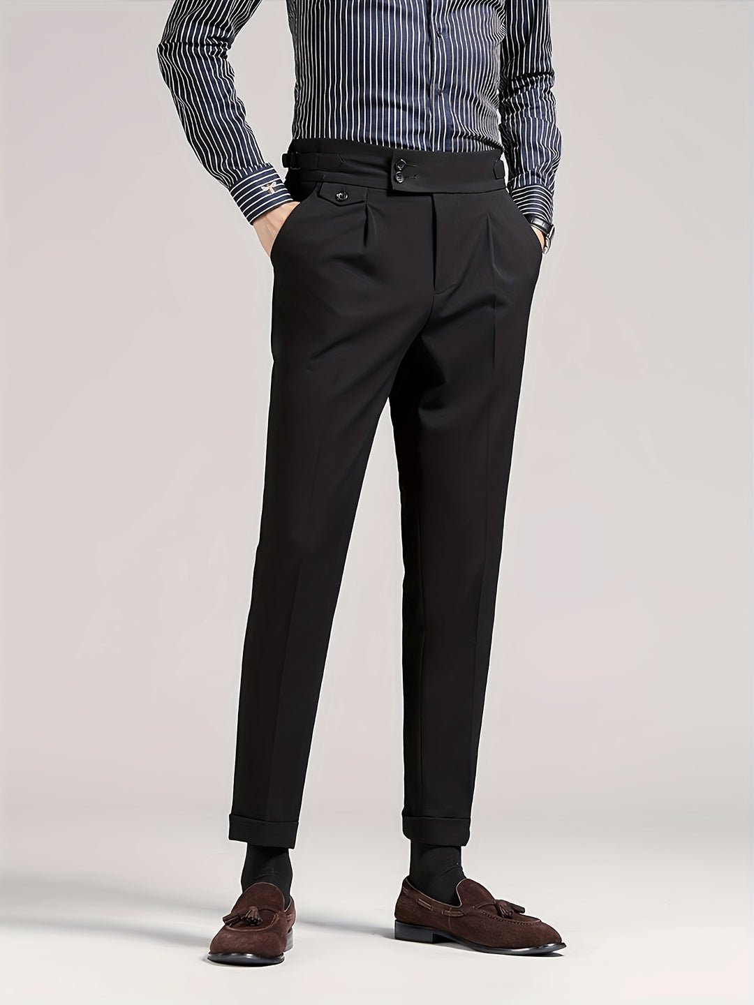 Reginald | Tailored Single-Pleat Pants