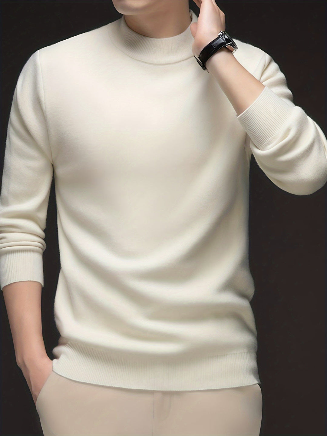 Harlan | Refined High-Neck Sweater