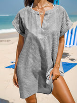 Mirelle | Summer V-Neck Striped Loose Dress
