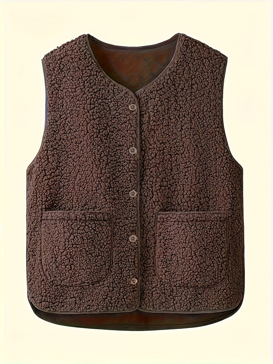 Camryn | Cozy Button-Front Vest