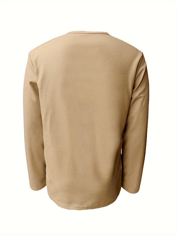 Theodore | Textured Henley Shirt