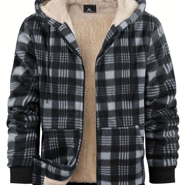 Rhodes | Hooded Plaid Jacket