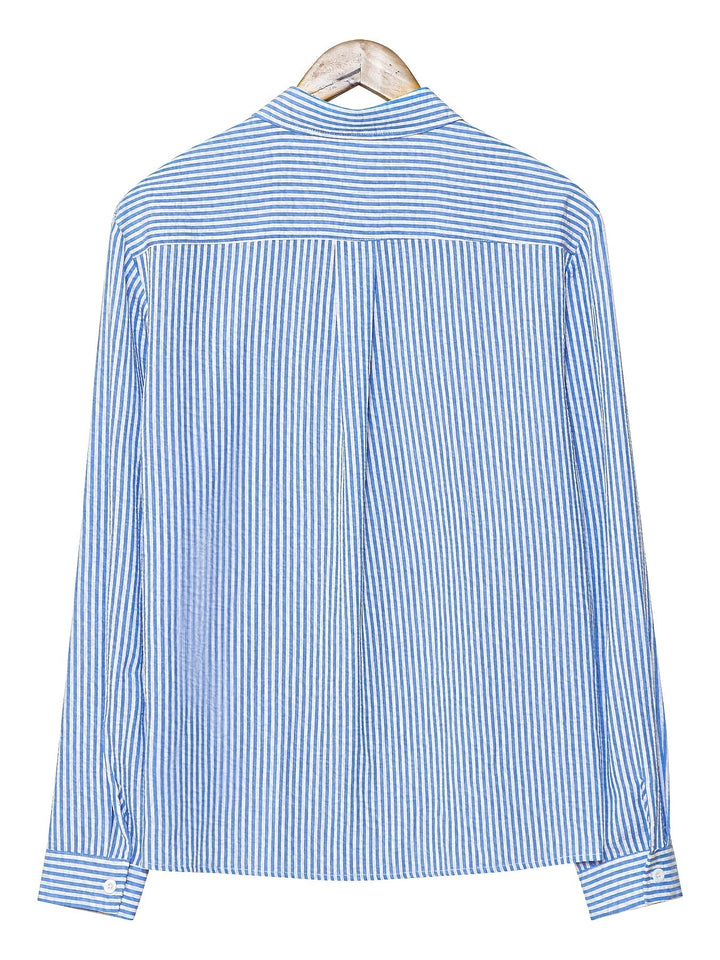 Reid | Refined Striped Long Sleeve Shirt