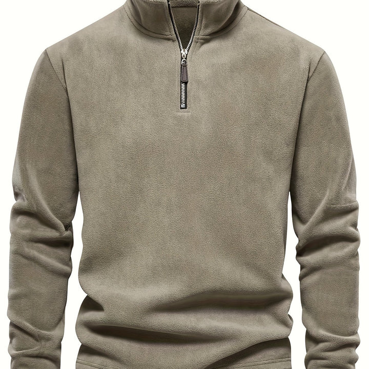 Roland | Stand-Collar Half-Zip Pullover