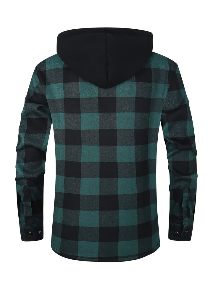 Dawson | Hooded Checked Shirt Jacket