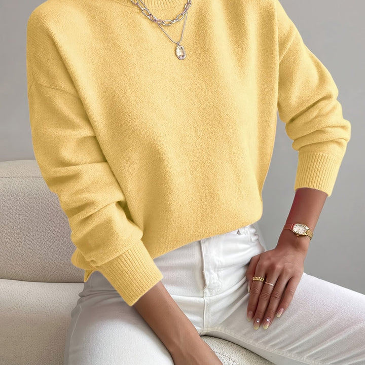 Lucille | Cozy Mock Neck Sweater