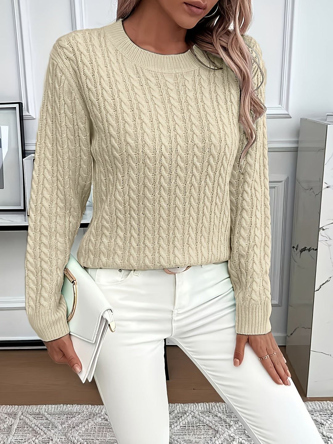 Heather | Cozy Cable-Knit Sweater