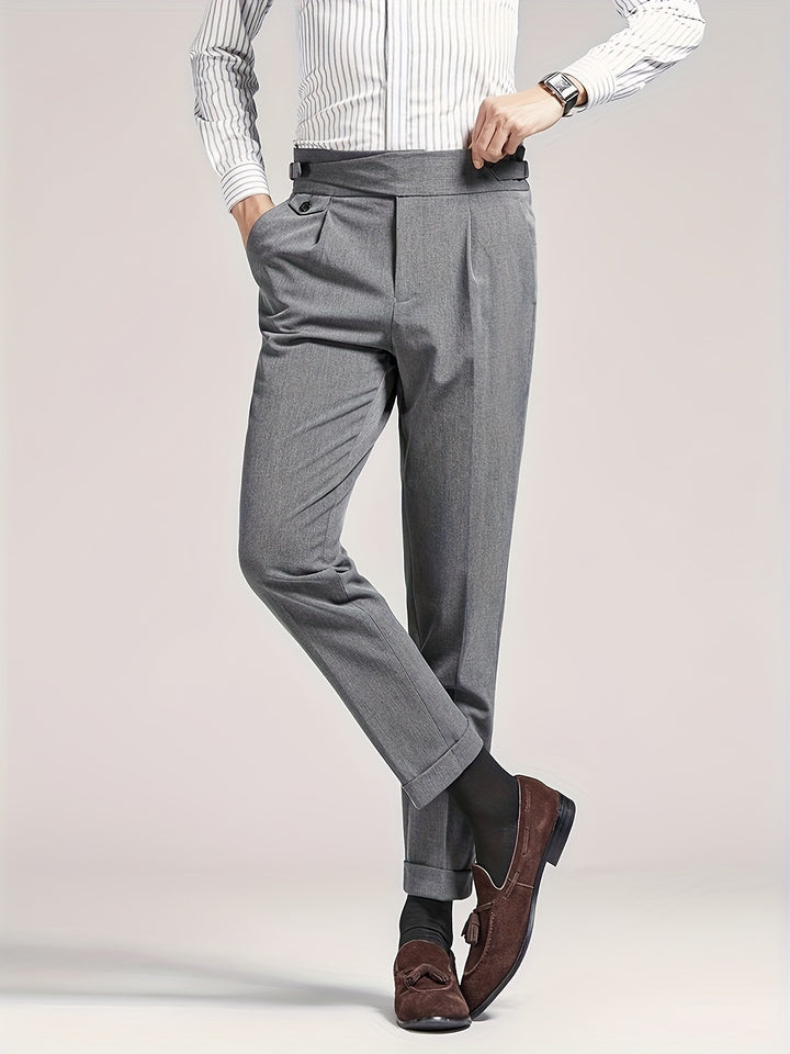 Xavier | Tailored Pleated Pants