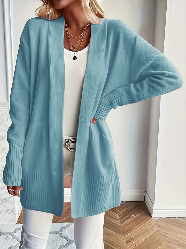 Miriam | Open-Front Draped Cardigan