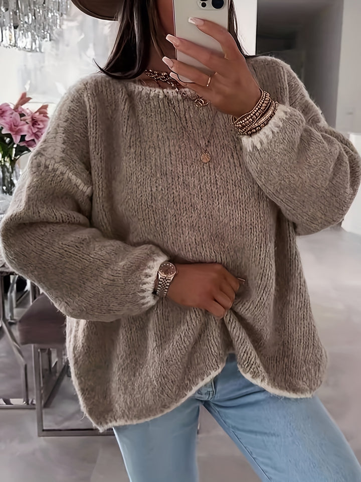 Corinna | Relaxed Boat-Neck Sweater