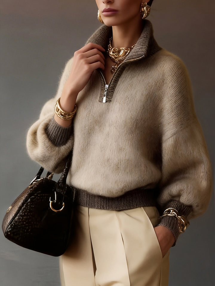 Lorelei | Relaxed Half-Zip Sweater