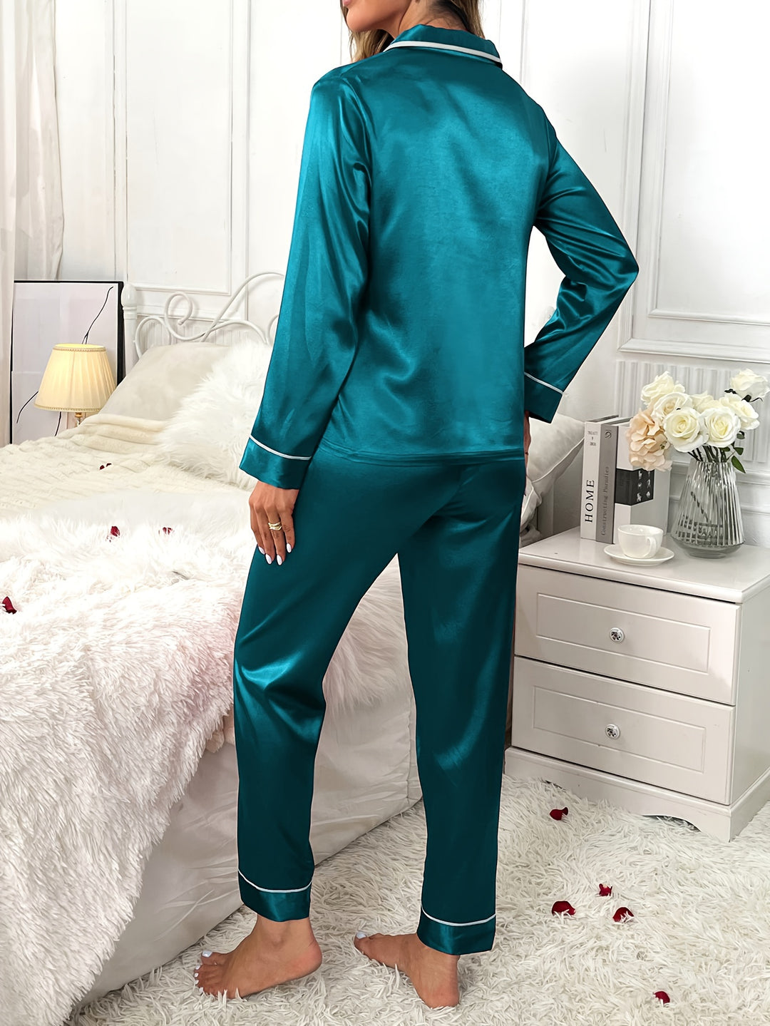 Naomi | Relaxed Button-Up Lounge Two-Piece Set