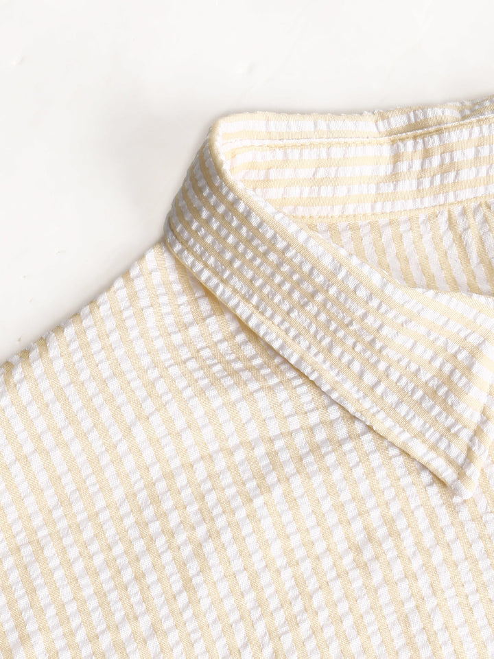 Reid | Refined Striped Long Sleeve Shirt