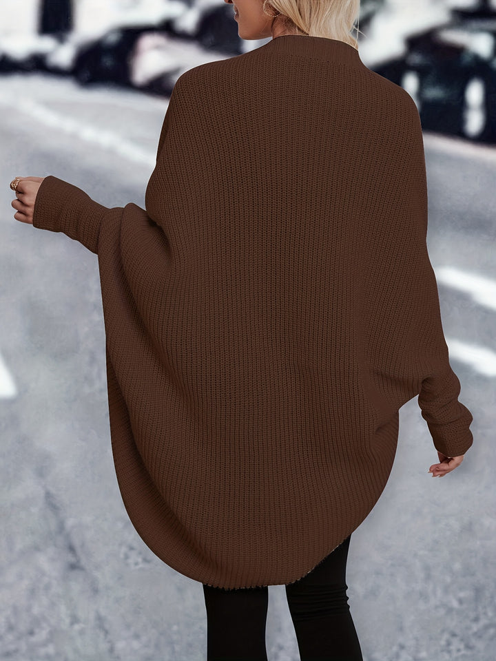 Maribel | Draped Christmas Cardigan